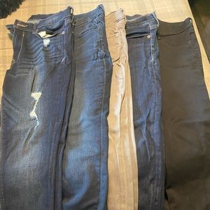 Bundle of 5 Pairs of Express Jeggings - Size 10S